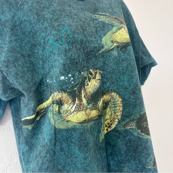 GIDAN Sea Turtle Mandalay Bay Souvenir Graphic T-Shirt Womens Size L Cotton - Picture 4 of 10